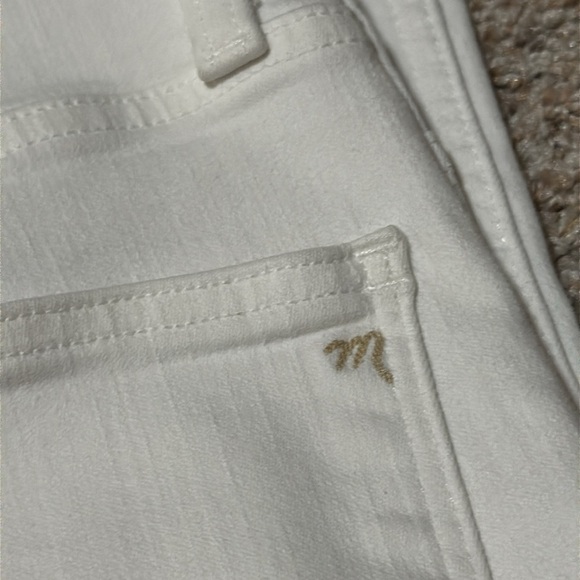 Madewell Crisp White Denim High Rise Skinny Jeans - Picture 4 of 7
